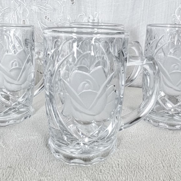 Mikasa Rose Pearls Coffee/Tea Mugs Set of 4 - Picture 8 of 10